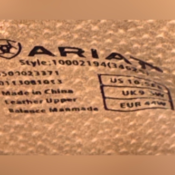 Ariat Men's Brown Leather Western/Cowboy Boots - size 10.5 EE - Picture 9 of 16